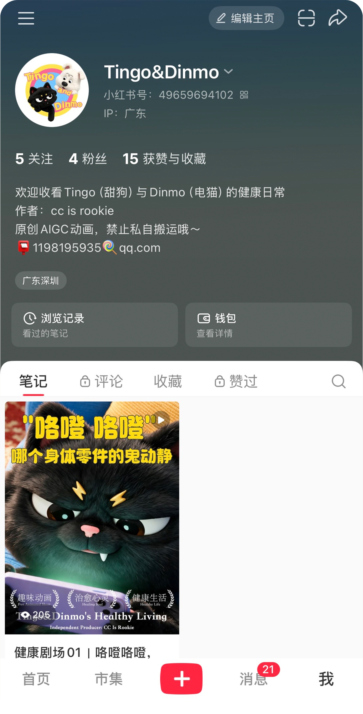 Tingo&Dinmo 小红书主页